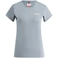 Swix Dame Trøye SS Pace NTS Baselayer XL Hurtigtørkende treningstrøye  Fog