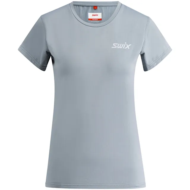 Swix Dame Trøye SS Pace NTS Baselayer XL Hurtigtørkende treningstrøye  Fog 