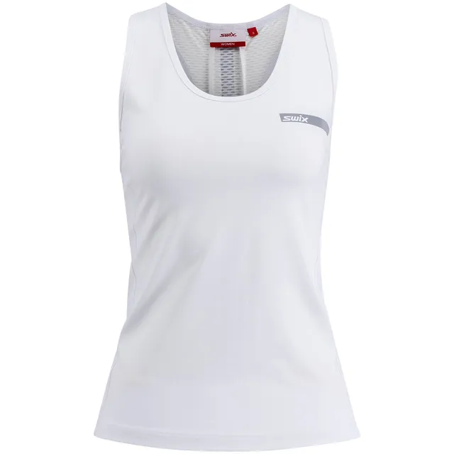 Swix Dame Singlet Roadline L Singlet til trening og rulleski White 