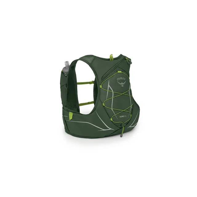 Osprey Duro 6 w/Flasks M Lett løpesekk med flasker SeGr/Li 