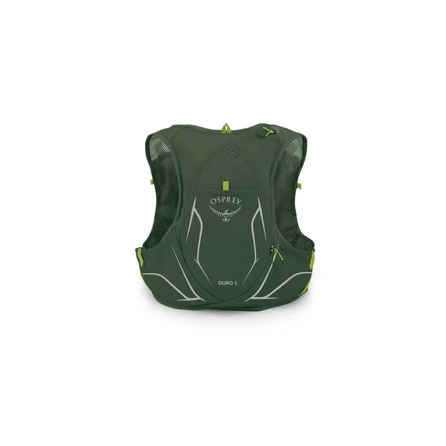 Osprey Duro 6 w/Flasks M Lett løpesekk med flasker SeGr/Li 