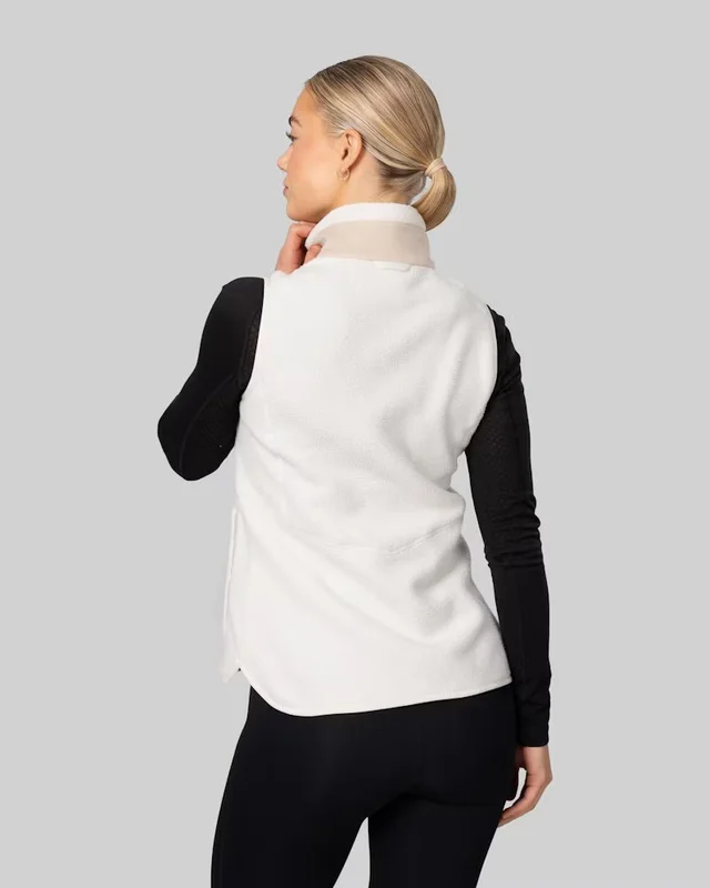 Johaug Vest Fusion Pile L Klassisk myk fleecevest - Tofu 
