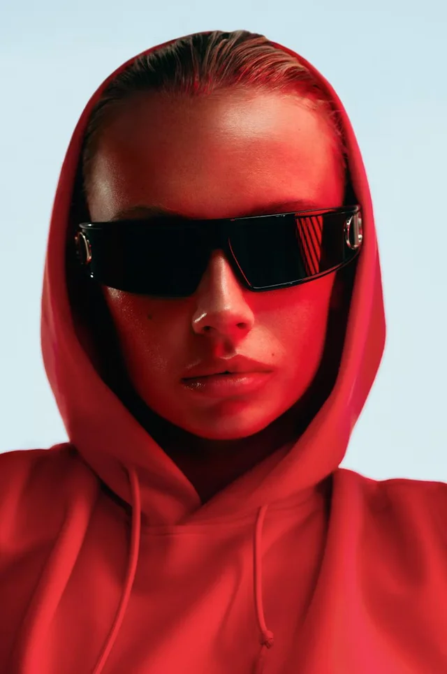 Johaug Genser ATH Smooth Hoodie XS Luksuriøs myk og elastisk - Red 