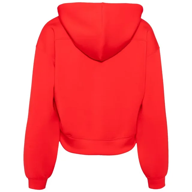 Johaug Genser ATH Smooth Hoodie XS Luksuriøs myk og elastisk - Red 