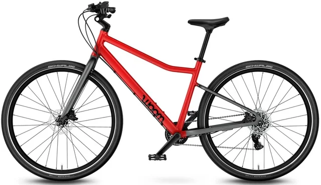 Woom 6 Explore Barnesykkel 26" Red Perfekt sykkel for barn på 140-160cm 