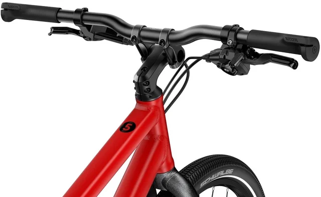 Woom 5 Explore Barnesykkel 24" Red Lett og komfortabel sykkel 125-145cm 