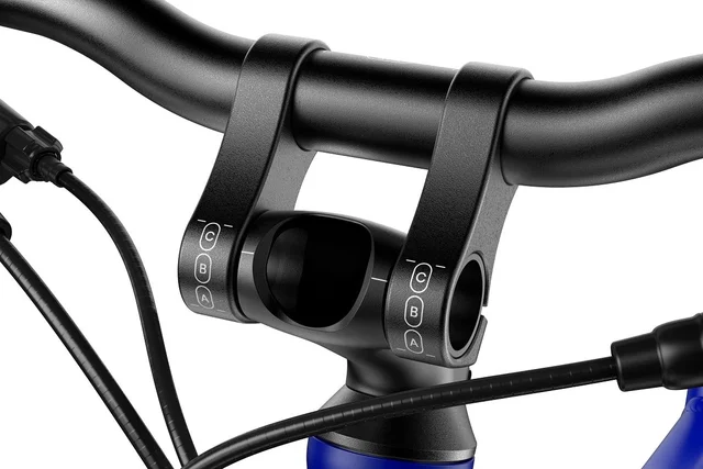 Woom 4 Explore Barnesykkel 20" Blue Optimalisert barnesykkel med skivebrems 