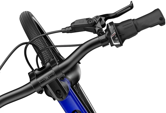 Woom 4 Explore Barnesykkel 20" Blue Optimalisert barnesykkel med skivebrems 