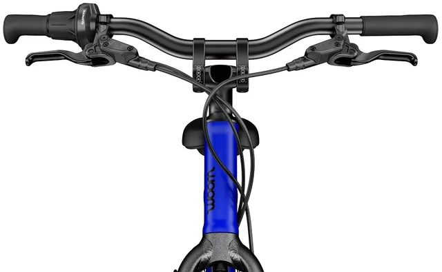 Woom 4 Explore Barnesykkel 20" Blue Optimalisert barnesykkel med skivebrems 