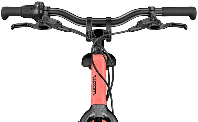 Woom 4 Explore Barnesykkel 20" Oransje Optimalisert barnesykkel med skivebrems 