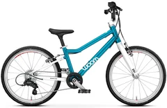 Woom 4 Go Barnesykkel 20" Metallic blue Optimalisert geometri for barn 115-130cm