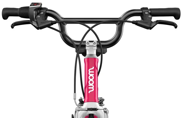 Woom 4 Go Barnesykkel 20" Hot Pink Optimalisert geometri for barn 115-130cm 