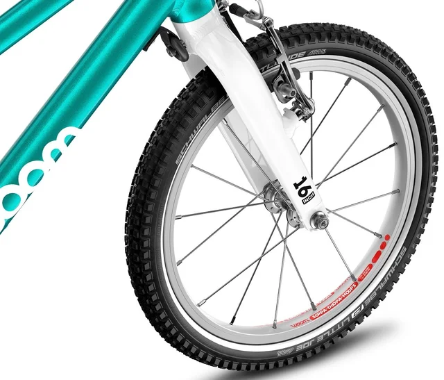 Woom 3 Go Barnesykkel 16" Metallic Pet Perfekt sykkel for barn 105-120cm 