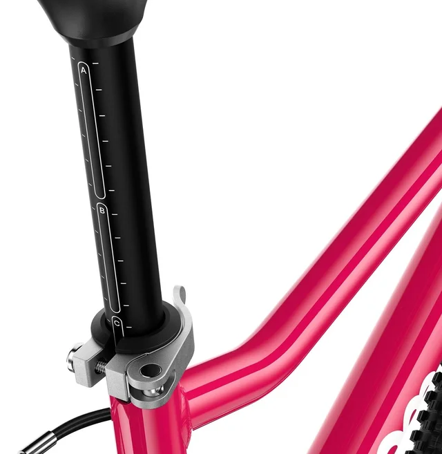 Woom 3 Go Barnesykkel 16" Hot Pink Perfekt sykkel for barn 105-120cm 
