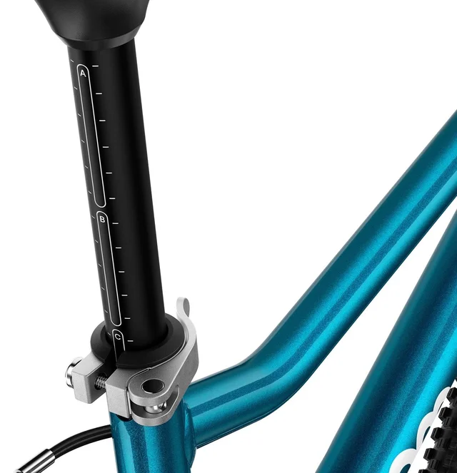 Woom 3 Go Barnesykkel 16" Metallic Blue Perfekt sykkel for barn 105-120cm 