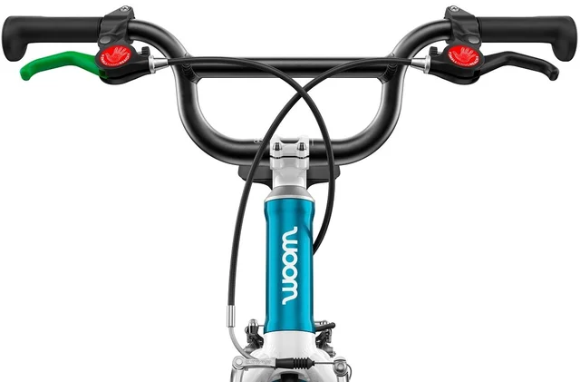 Woom 3 Go Barnesykkel 16" Metallic Blue Perfekt sykkel for barn 105-120cm 