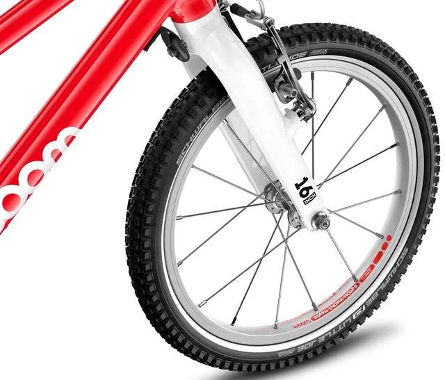 Woom 3 Go Barnesykkel 16" Red Perfekt sykkel for barn 105-120cm 