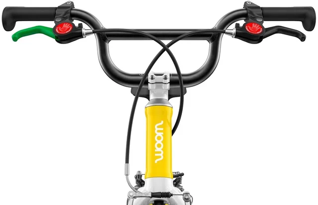 Woom 3 Go Barnesykkel 16" Yellow Perfekt sykkel for barn - 105-120cm 