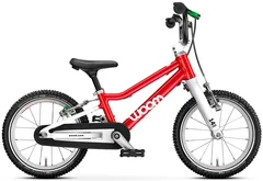 Woom 2 Go Barnesykkel 14" Red Perfekt første sykkel til barn 95-110cm