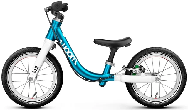 Woom 1 Go Barnesykkel 12" Metallic Blue Balansesykkel til barn - 82-100cm 