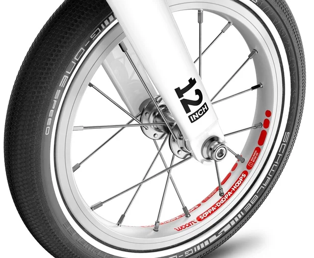 Woom 1 Go Barnesykkel 12" Yellow Balansesykkel til barn - 82-100cm 