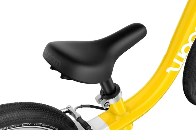 Woom 1 Go Barnesykkel 12" Yellow Balansesykkel til barn - 82-100cm 