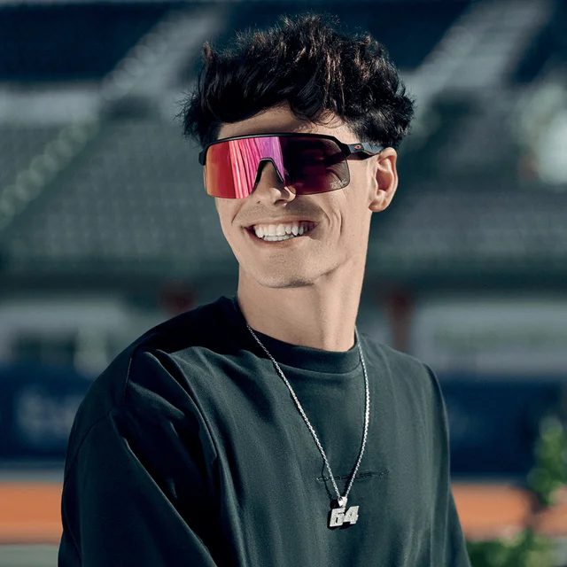 Oakley Sutro Lite Prizm Road Sportsbrille med godt synsfelt - MaBlack 