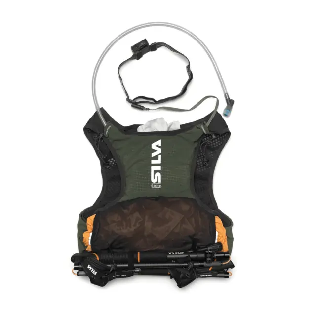 Silva Vest Strive 5 Green M Løpevest for langturer og konkurranser 