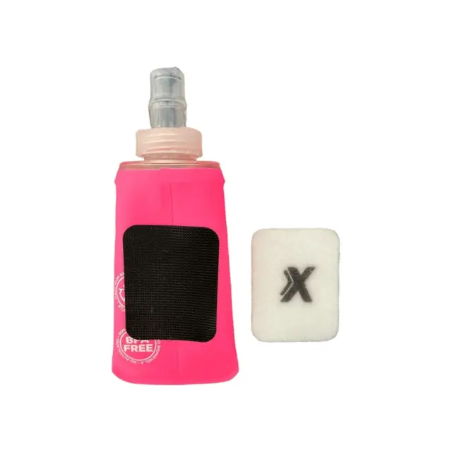 Coxa Soft Flask 150 ML m/velcro Softflask med borelås - Pink 
