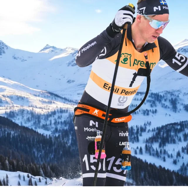 Coxa Soft Flask 150 ML m/velcro Softflask med borelås - Gul 