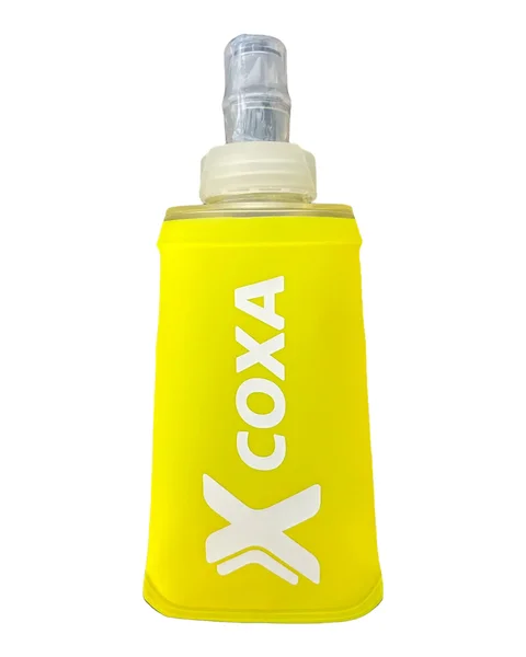 Coxa Soft Flask 150 ML m/velcro Softflask med borelås - Gul