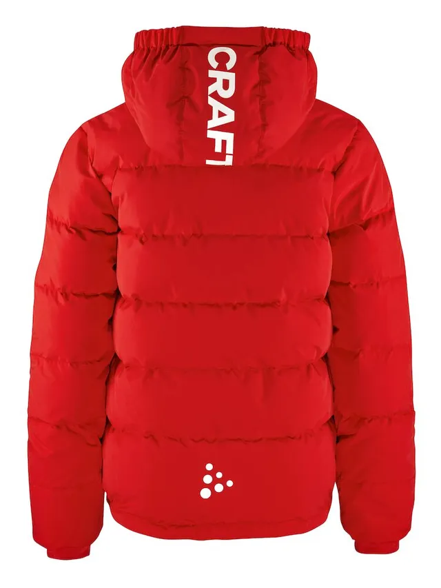Craft Jr Jakke Nor Evolve Down 158/164 God og varm dunjakke-BrightRed 