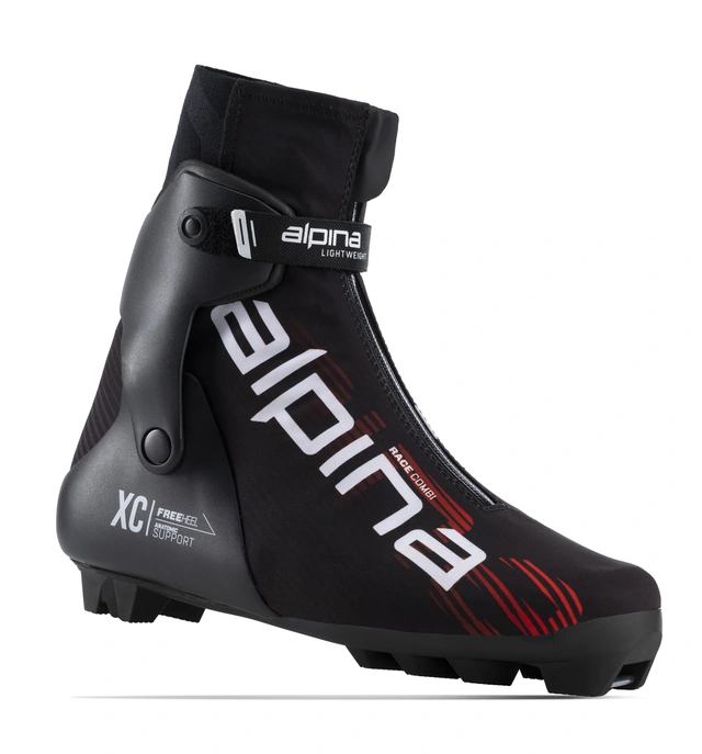 Alpina Race Combi Skisko 43 Stabil og god kombisko Black/Red 