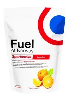 Fuel Of Norway Sportsdrikk Appelsin Naturlig og snill mot magen
