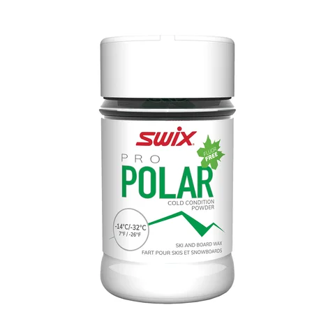Swix PS Polar Powder, -14°C/-32°C, 30g Fluorfri glider til tur/trening