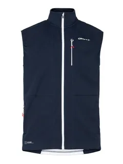 Craft M Vest Nor ADV Nordic Training S Langrennsvest for høy intensitet - Bl/Wh