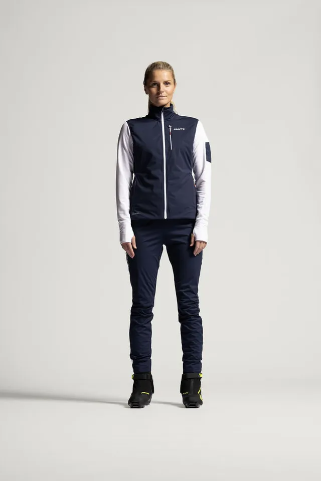 Craft W Vest Nor ADV Nordic Training M Langrennsvest for høy intensitet - Bl/Wh 