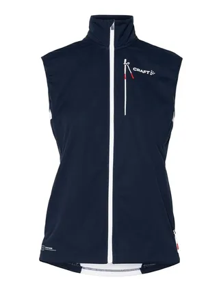 Craft W Vest Nor ADV Nordic Training Langrennsvest for h&#248;y intensitet - Bl/Wh