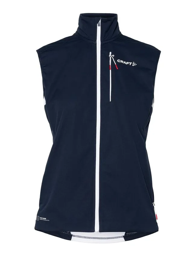 Craft W Vest Nor ADV Nordic Training M Langrennsvest for høy intensitet - Bl/Wh 