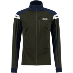Swix Herre Jakke Nordic XC S Skijakke i softshell - Dark Olive
