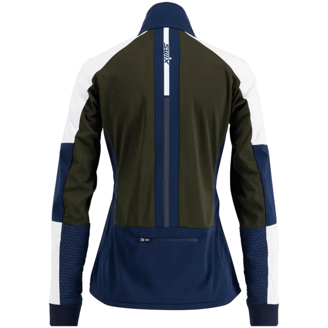 Swix Dame Jakke Nordic XC M Skijakke i softshell - Olive/Br White 
