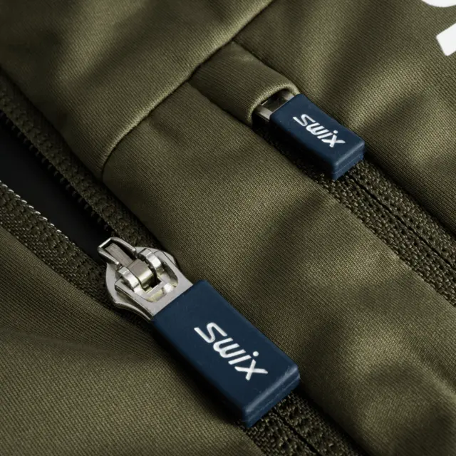 Swix Dame Jakke Nordic XC M Skijakke i softshell - Olive/Br White 