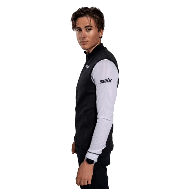 Swix Herre Dynamic Mid Vest S God og varm vest - Black 