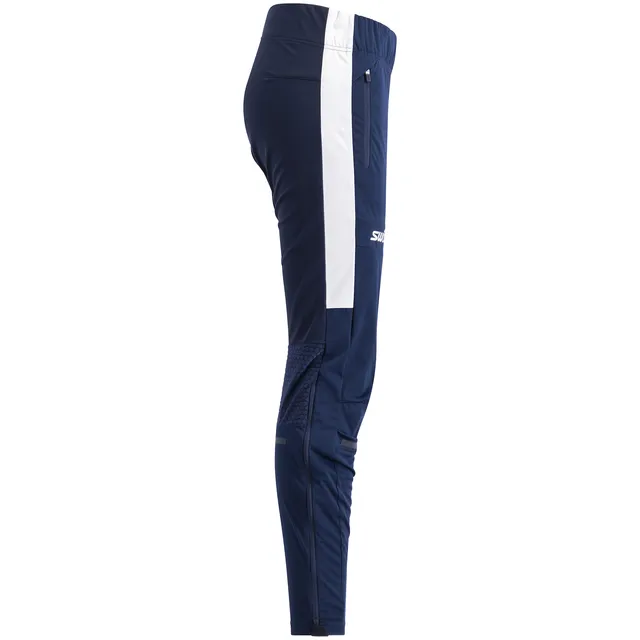 Swix Dame Dynamic Bukse XS Skibukse i softshell - Dark Navy 
