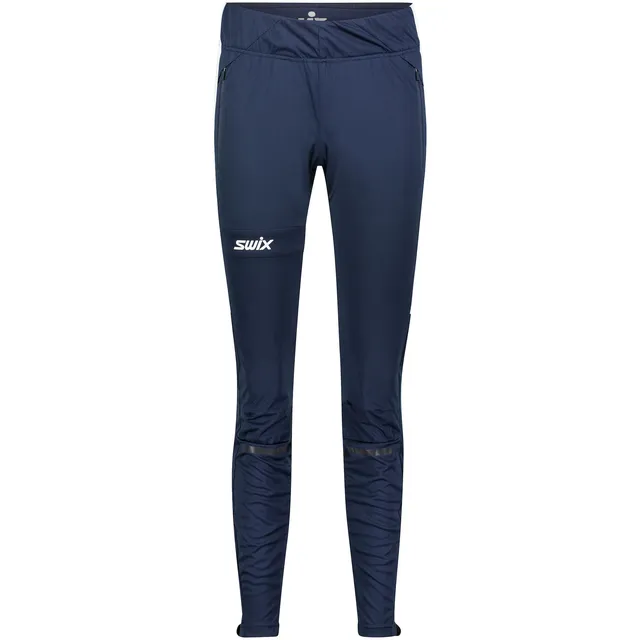 Swix Dame Dynamic Bukse XS Skibukse i softshell - Dark Navy 