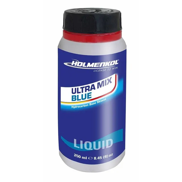 Holmenkol Ultra Mix Blue Flytende 250ml Fluorfri glider til trening/ konkurranse 