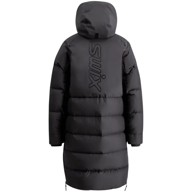 Swix Dame Horizon Down Parkas L Fantastisk parka med dun - Black/Phantom 