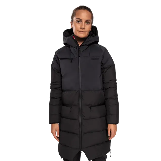 Swix Dame Horizon Down Parkas S Fantastisk parka med dun - Black/Phantom 
