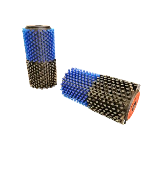 Red Creek Rotorbørste Kombi XC 140mm Rotorbørste Ultrafin stål/Blå 140mm