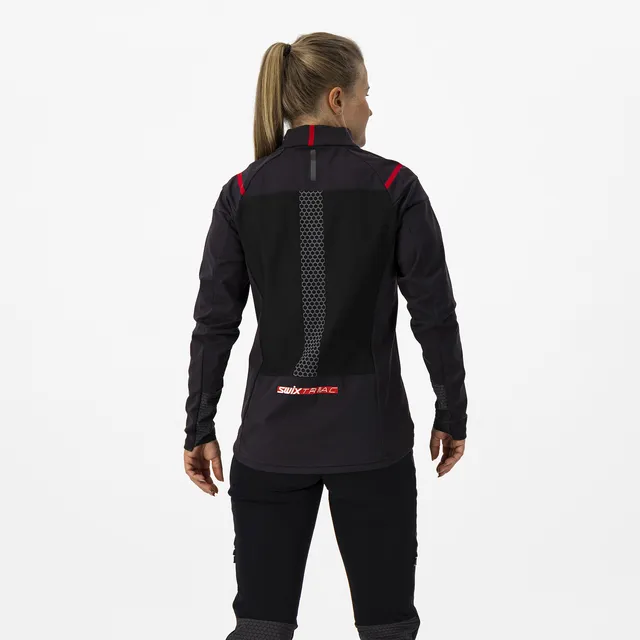 Swix Triac Neo shell Jakke Dame L Toppserie teknisk langrennsjakke Black 
